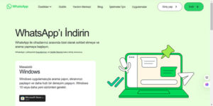 whatsapp masaüstü indirme